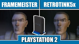 Time Splitters 2 PS2 | Framemeister vs. RetroTINK 5x Comparison | Playstation 2 Best HDMI Adapters