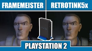 Time Splitters 2 Ps2 Framemeister Vs. Retrotink 5X Comparison Playstation 2 Best Hdmi Adapters