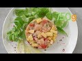 Recette de tartare de saumon au kaki ribera del xuquer aop  750g