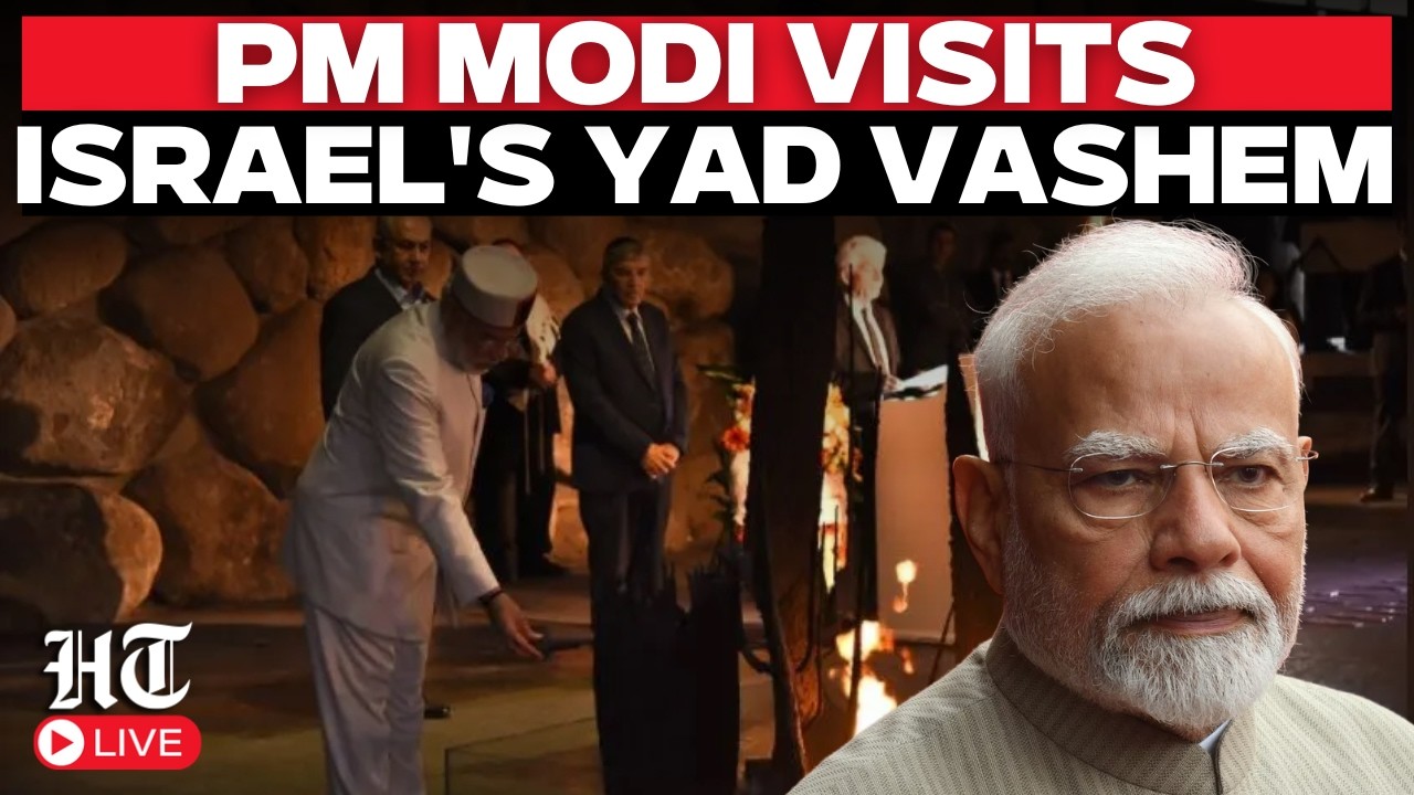 PM Modi Israel Visit LIVE | PM Modi Visits Israel's Yad Vashem to Honor Holocaust Victims |Netanyahu