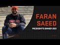 President S Dinner 2021 Faran Saeed 