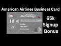 American Airlines AAdvantage Platinum Select CitiBusiness Credit Card Review: #65k Bonus Miles!!