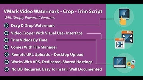 Vmark Video Watermark PHP Script V3 Demo