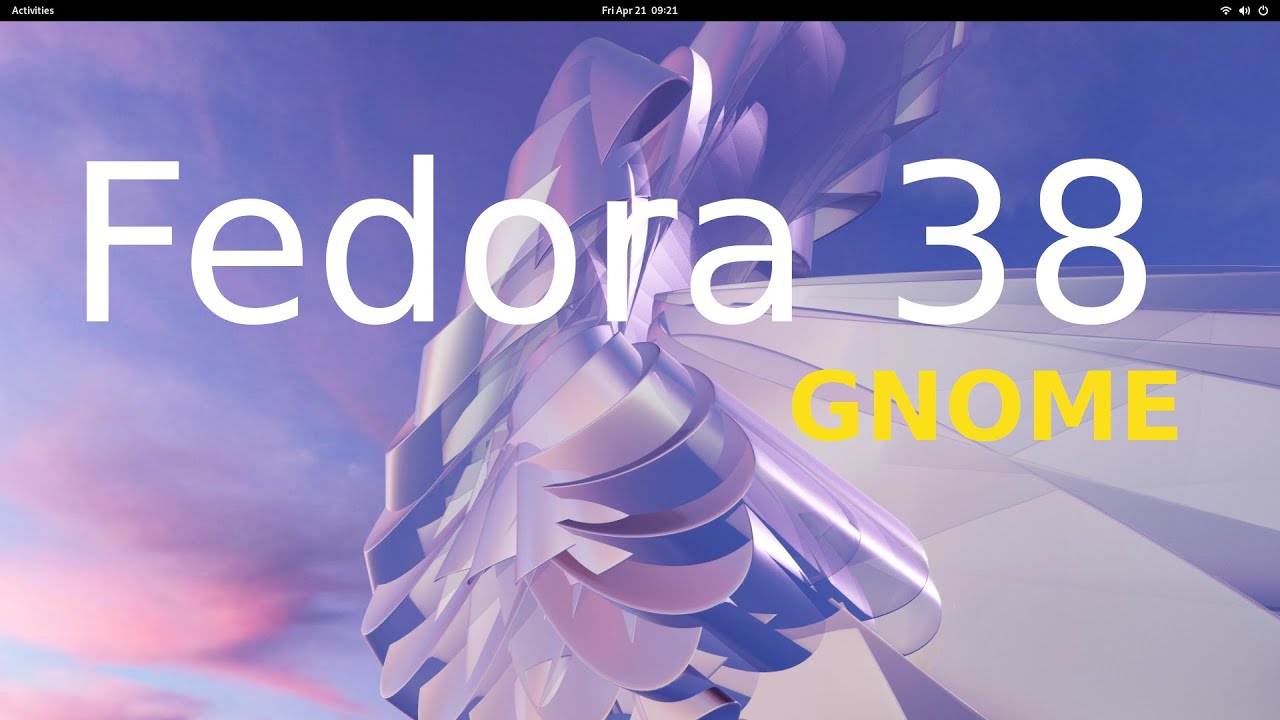 Fedora 38 - GNOME - Upgrade info - YouTube