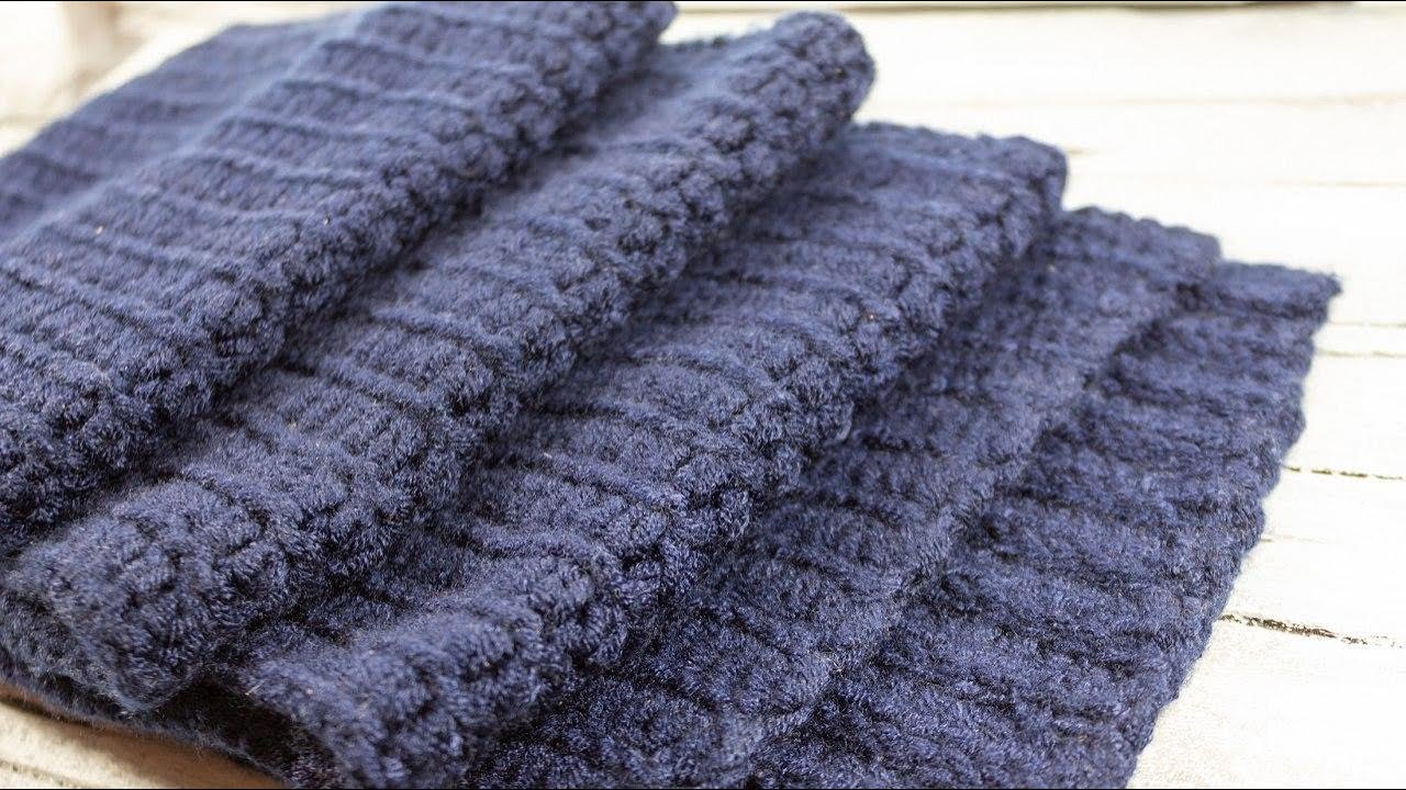 crochet mens scarf youtube
