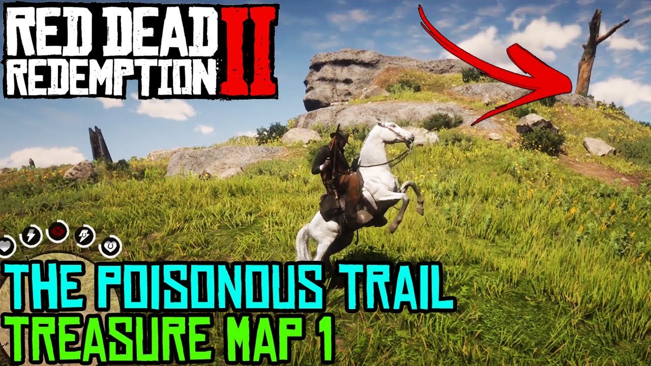 Red Redemption 2 - THE TRAIL TREASURE MAP YouTube