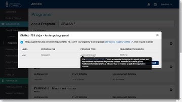 Program Enrolment - Type 2 - UTM