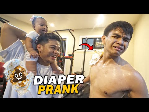 Unang PRANK Ni Baby Lakeisha Sa BG Diaper With Poop