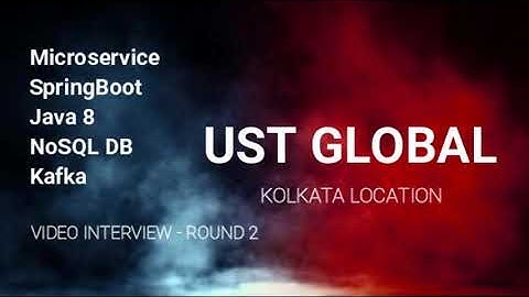 SELECTED | UST Global | Java microservice spring boot real time interview | Round - II
