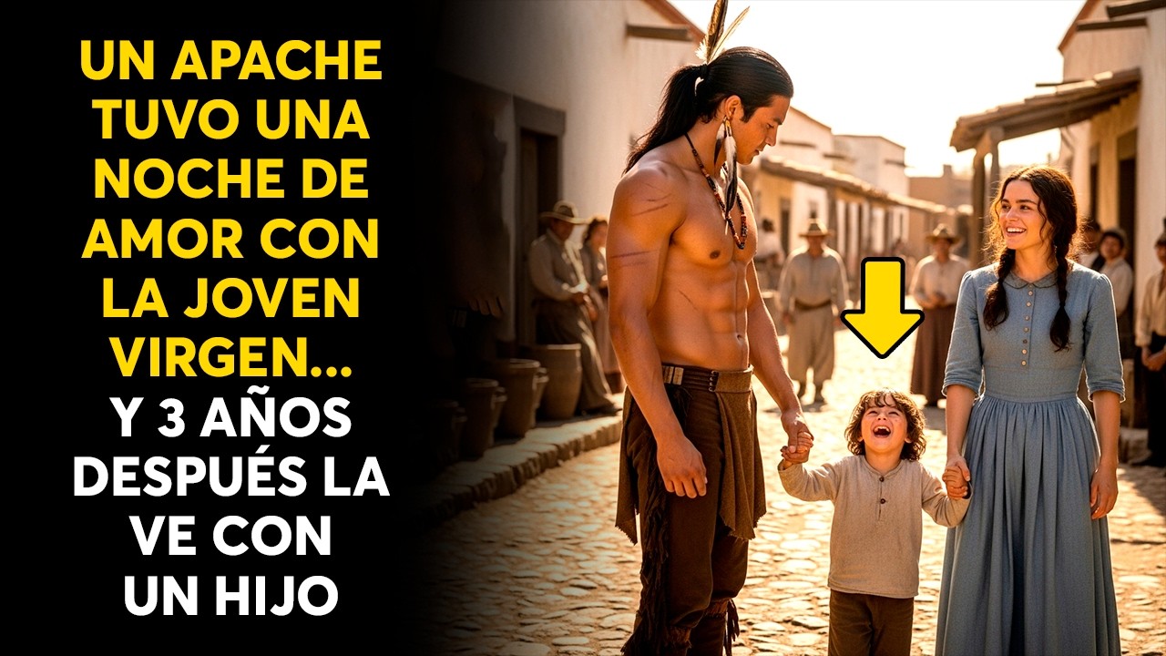 UN APACHE TUVO UNA NOCHE DE AMOR CON LA JOVEN VIRGEN... Y 3 AÑOS DESPUÉS LA VE CON UN HIJO
