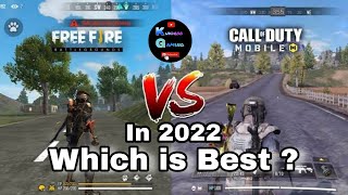 Free Fire max vs Call of Duty Mobile ||  Full Comparison || ff vs cod || 2022 || Which is Best??