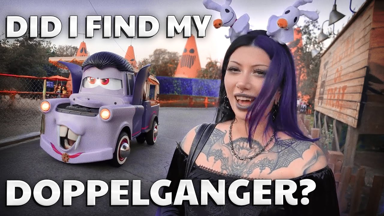 Finding my DOPPELGANGER at Disney's Oogie Boogie Bash (VLOG) 🖤 RavenGriim