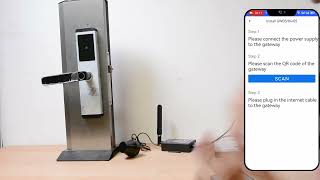 LAN Hotel Lock System: Install GW05 433Mhz Gateway and Link Lock