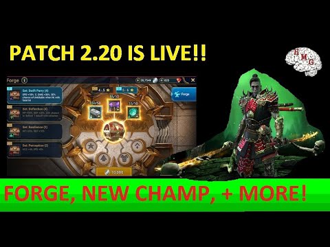 Patch 2 20 Is Now Live New Forge New Hero Saito Raid Shadow Legends Youtube