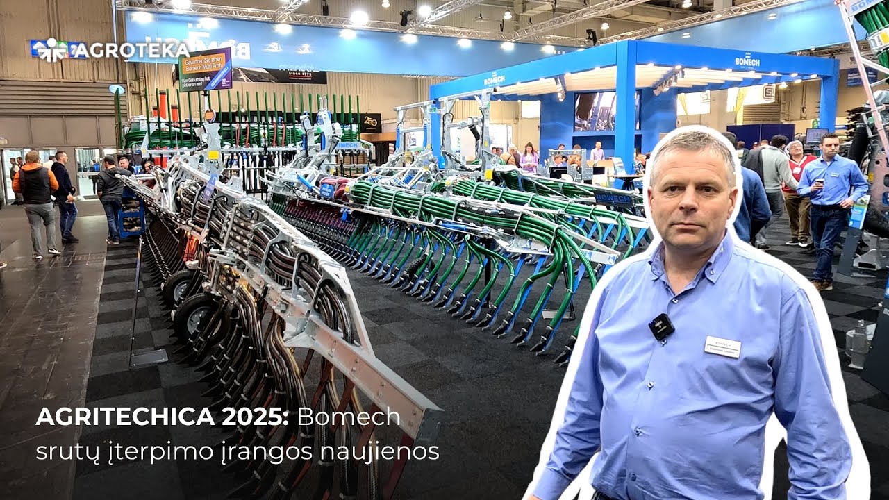 Visiems srutovežių modeliams tinkanti srutų įterpimo įranga Bomech | Agritechnica 2025 | Agroteka