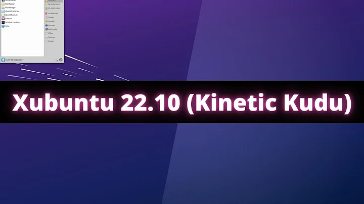 Xubuntu 22.10 (Kinetic Kudu)