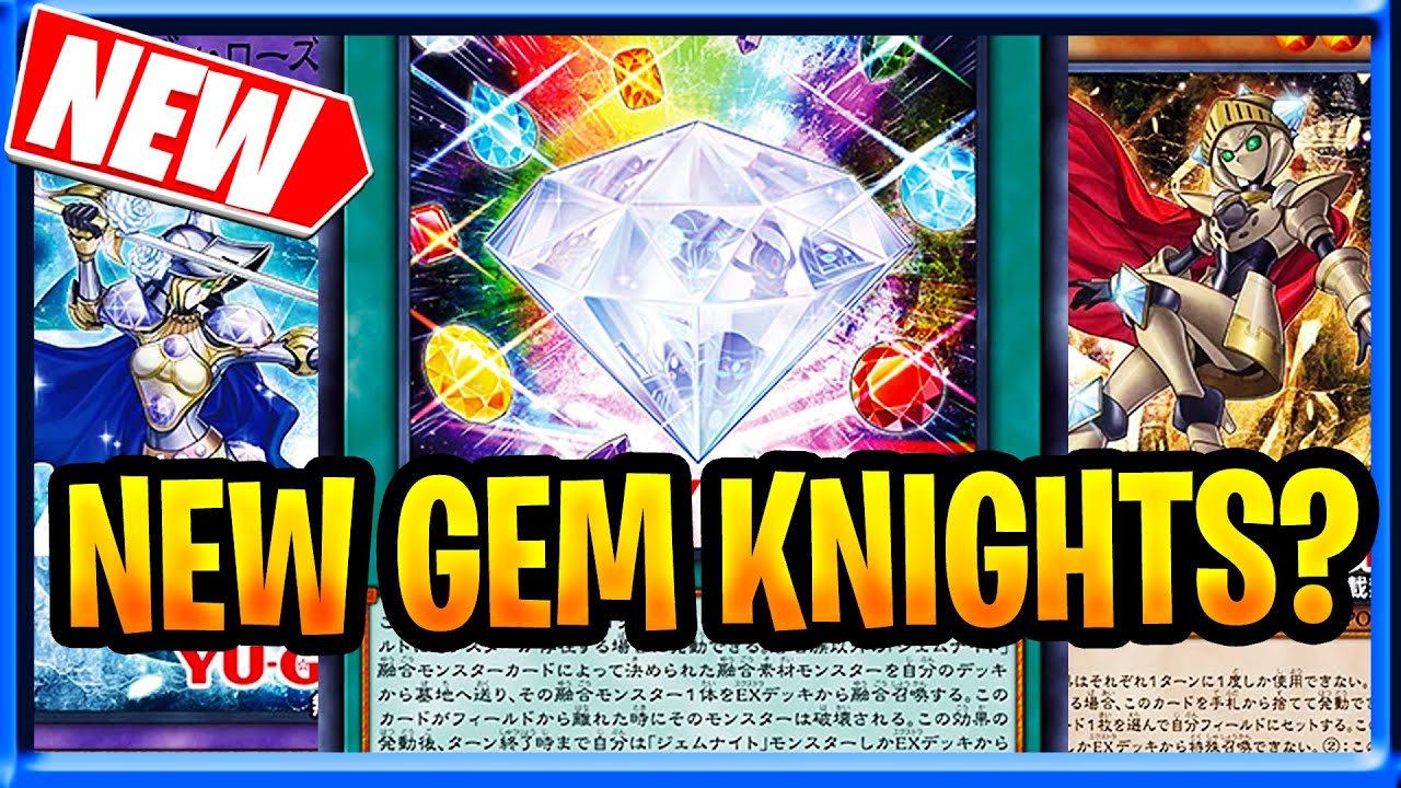 YuGiOh New Gem Knight Cards 2022 Power of the Elements Gem-Knights Support