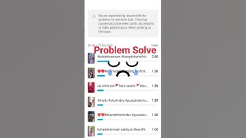 We are experiencing issues with the systems for real-time data. This may cause  #youtubestudio