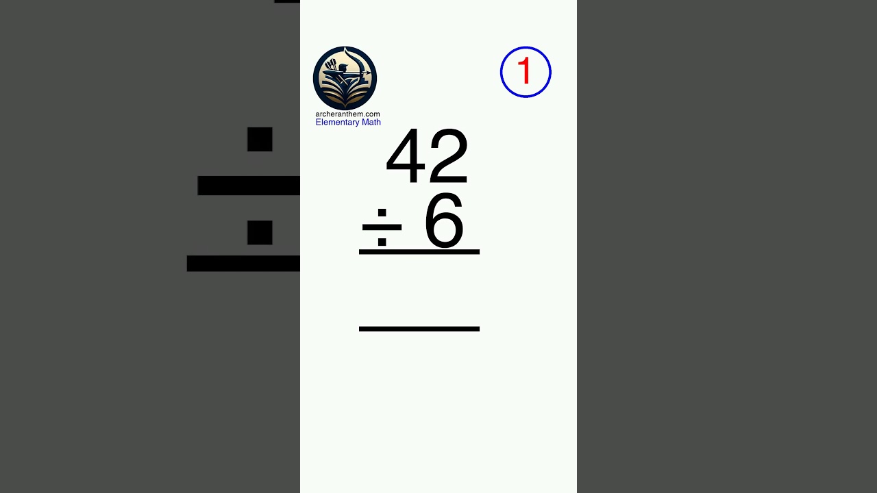 42 ÷ 6 