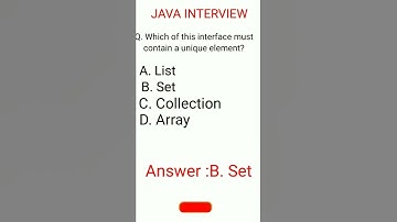 Java Interview Questions || Collections In Java || Java MCQs || Coding Technologies