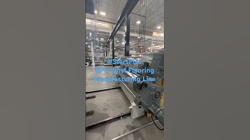SPC flooring manufacturing line #starsplas #lvt #machine #production #spc