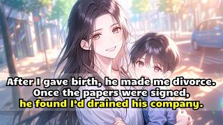 After I gave birth, he made me divorce  Once the papers were signed,he found I’d drained his company