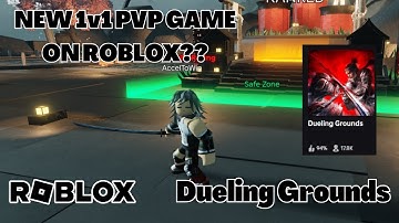 NIEUWE 1v1 PVP-GAME?! Dueling Grounds Roblox Eerste blik