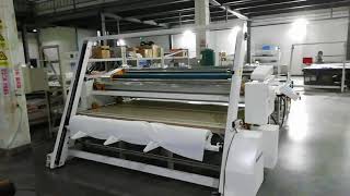 Test video for auto loading device in spreading machine before shipment