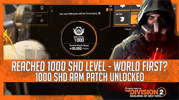 Reached 1000 SHD Level & SHD Operative PATCH | Division 2 | World First 1000?