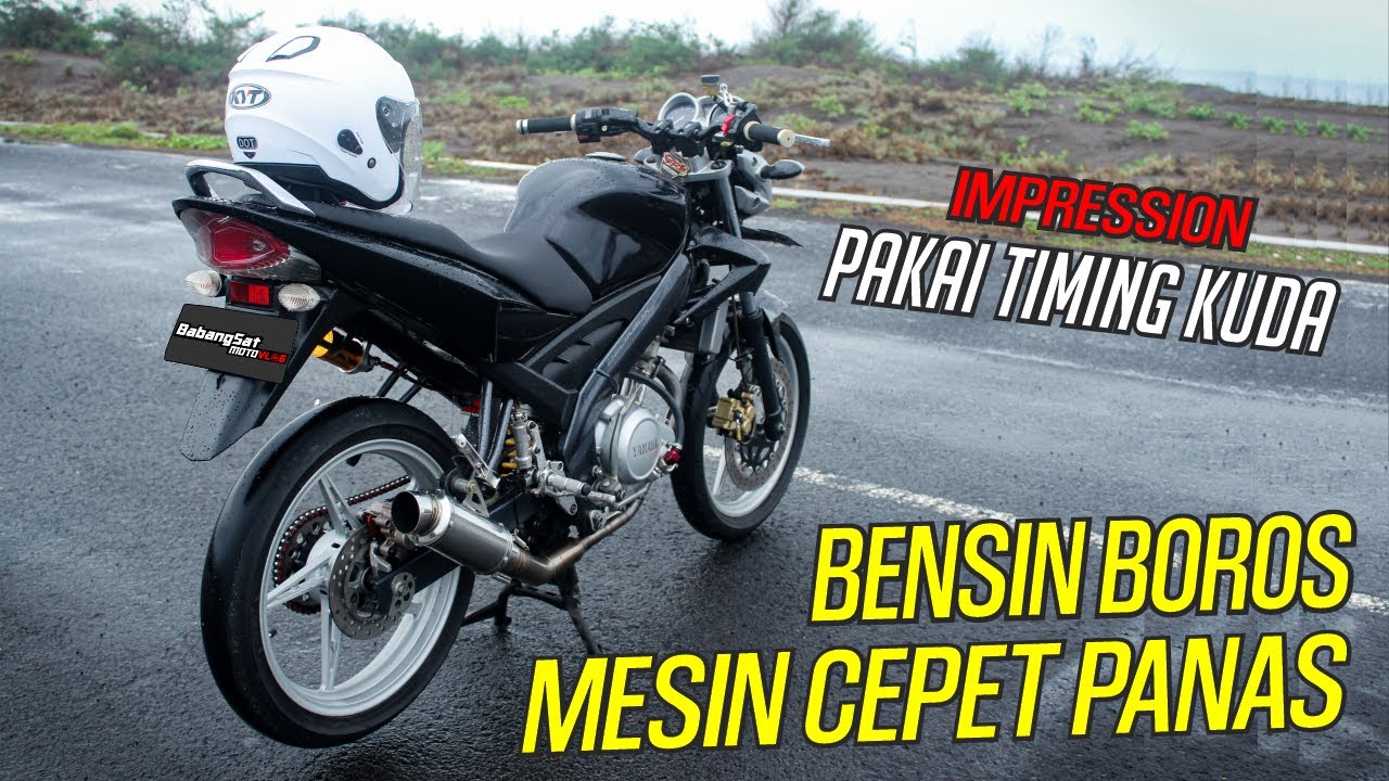 Impresi Pakai Timing Kuda Di Vixion Std Harian Youtube