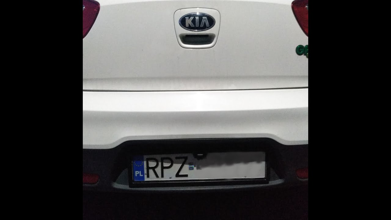 Kamera cofania Montaż Kia Rio YouTube