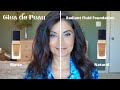 Cle de Peau Radiant Foundation Natural and comparing it to the Matte foundation