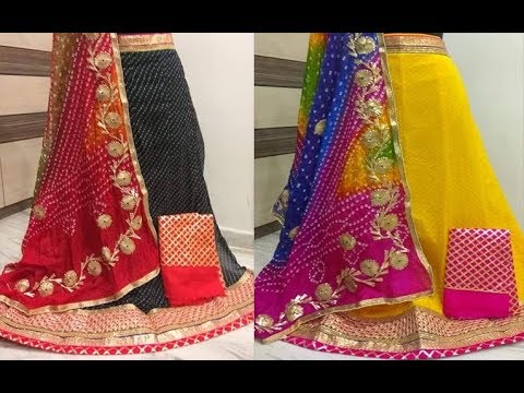 bandhani ghagra choli