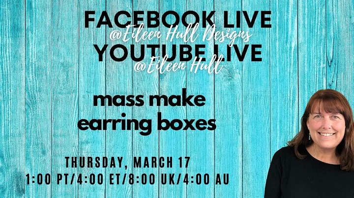 Mass Make Earring Boxes