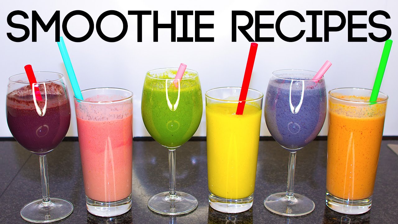 6 Smoothie Recipes in 6 Minutes