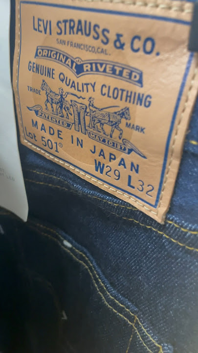 Levi's made in Japan #shorts #asmr #levis #jeans #japan