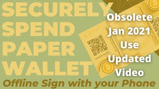 Superseded: Securely Withdraw a Bitcoin Paper Wallet: Offline Signing with your Phone via Electrum