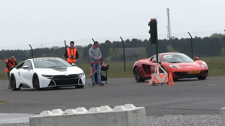 DRAG RACE | BMW i8 vs McLaren MP4-12C vs Ferrari Speciale Aperta vs Nissan GTR and more!