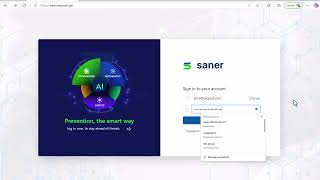 Saner Platform: Getting started (Login) Walkthrough