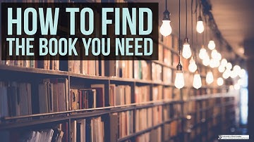 How to find the BOOK you need
