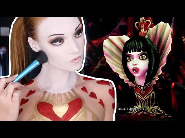 Queen of Hearts Makeup Tutorial【Tim Burton's Alice in Wonderland】, Halloween 2022