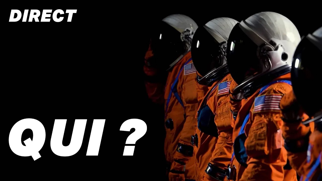 🔴 ARTEMIS III - Révélation de l'équipage en direct commenté FR