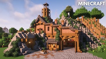 Minecraft: How to build a Medieval Gold Mine | Minecraft Tutorial