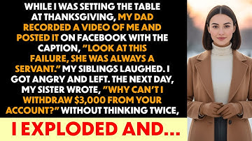 While I Was Setting The Table At Thanksgiving, My Dad Recorded A Video Of Me And Posted It On...