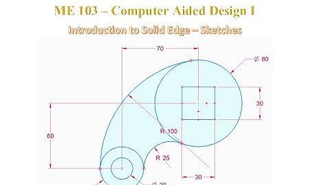 Introduction to Solid Edge  - Part A