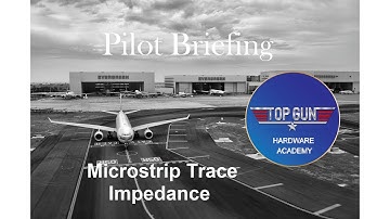 Calculating Microstrip PCB Trace impedance