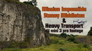 Mission Impossible 7   Stoney Middleton & Heavy Transport Drone Footage