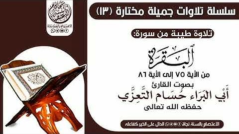من أجمل التلاوات النادرة بصوت الأخ المجود أبي البراء حسام التعزي