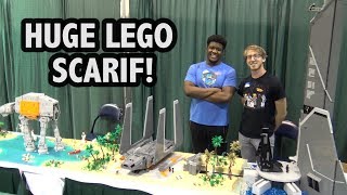 Custom LEGO Star Wars Scarif Battle Scene | Brick Fiesta 2017