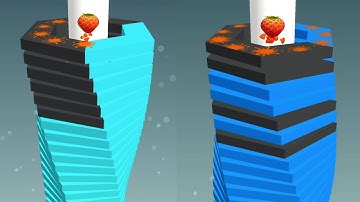 Stack Ball 3D! Very satisfying ASMR slicing gameplay video